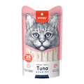 Wanpy Creamy Gatos Sabor Atum e Camarão - 25 Tubos 14gx25 350g