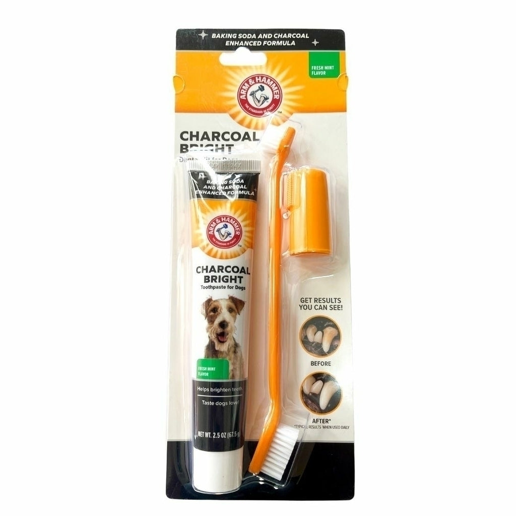 Kit Creme Dental Charcoal Bright Clareador Arm & Hammer