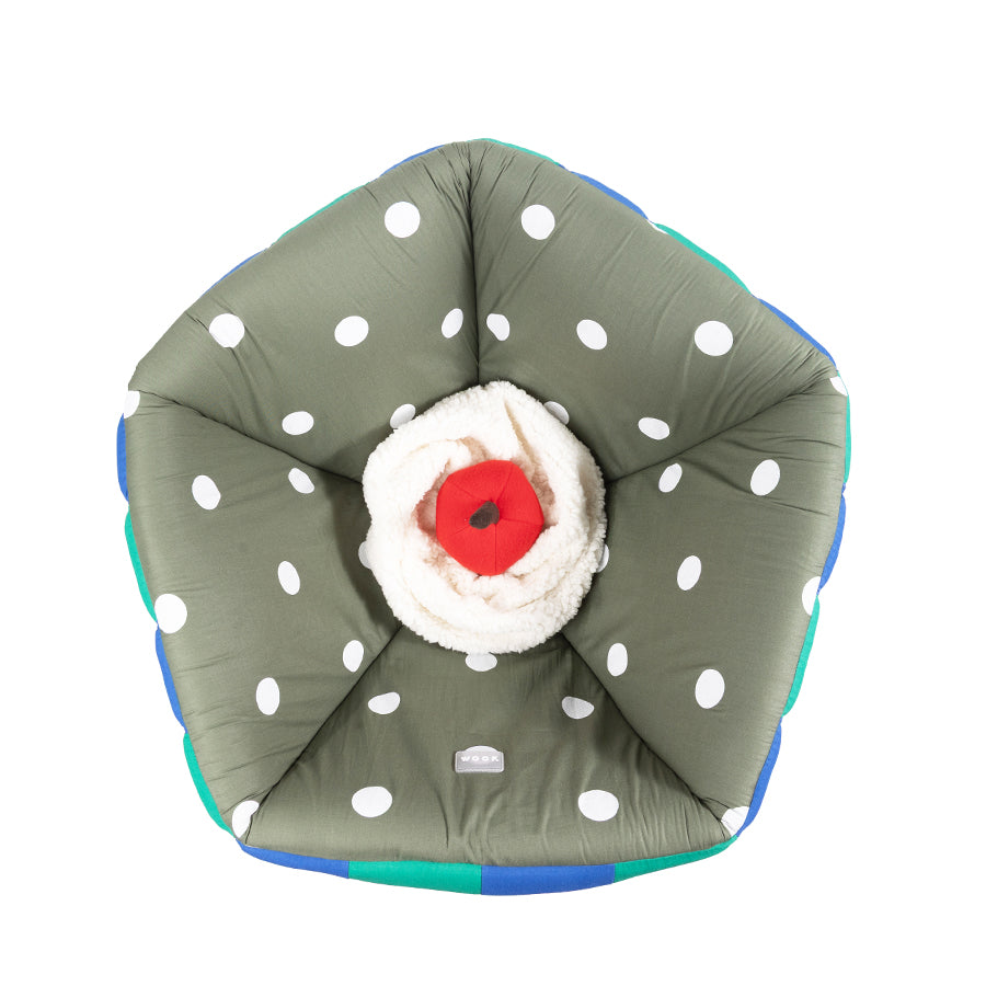 Cama Cupcake Azul/Verde Woof