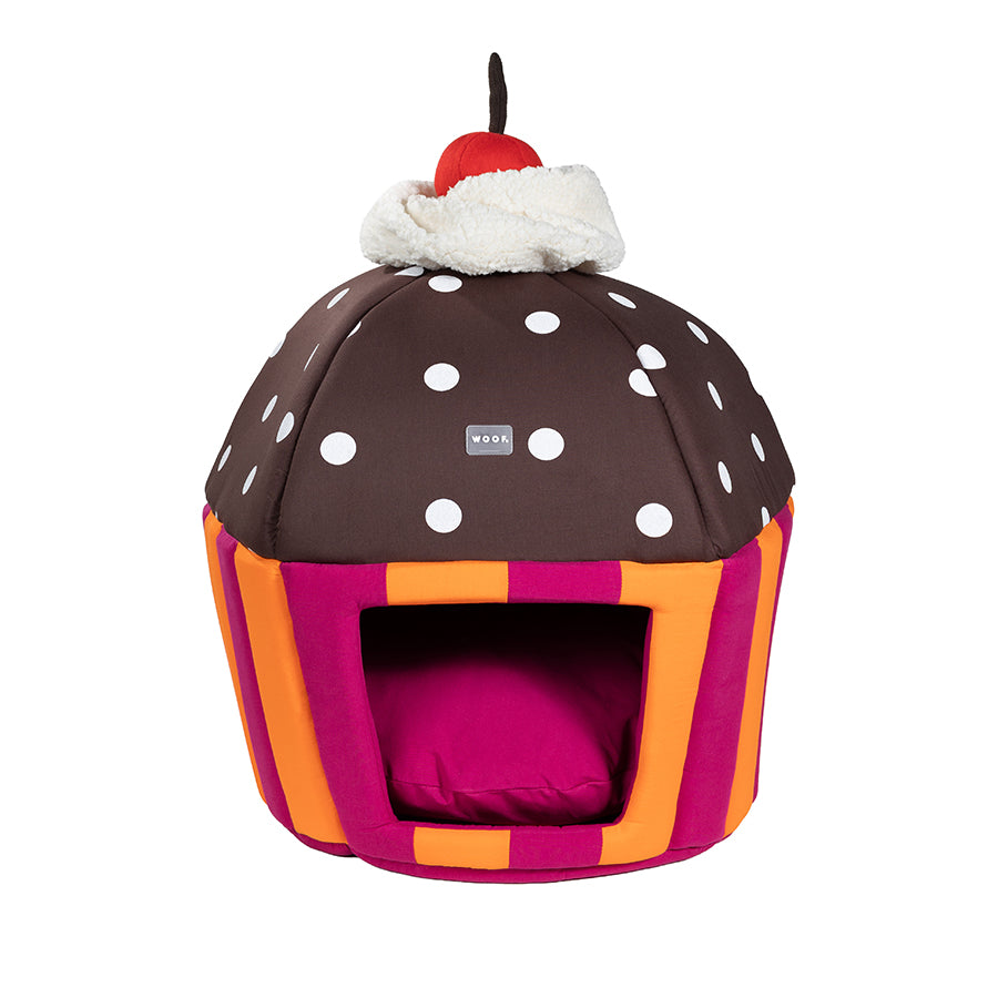 Cama Cupcake Pink/Laranja Woof