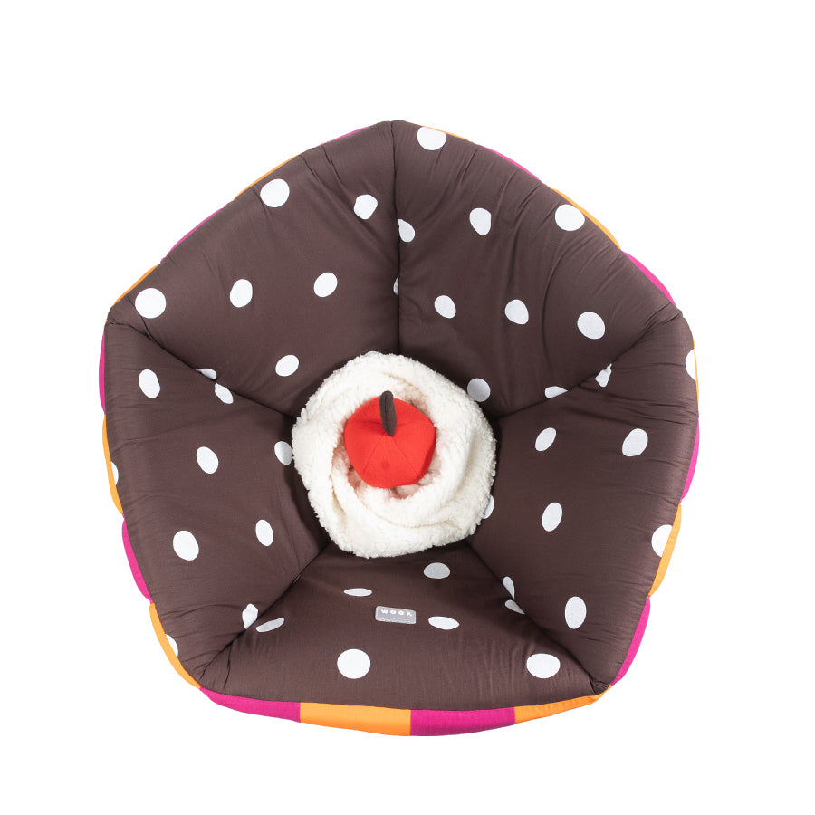 Cama Cupcake Pink/Laranja Woof