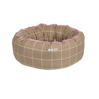 Cama Fofinha Xadrez Caqui Woof