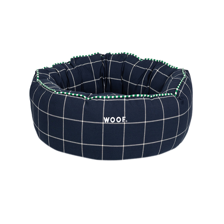 Cama Fofinha Xadrez Marinho Woof