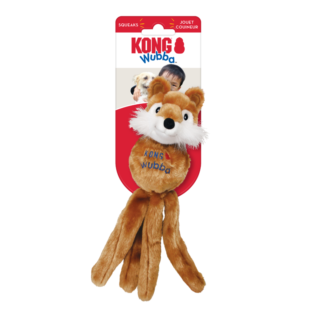 Kong Wubba Friends X-Large Raposa - Brinquedo para cachorro