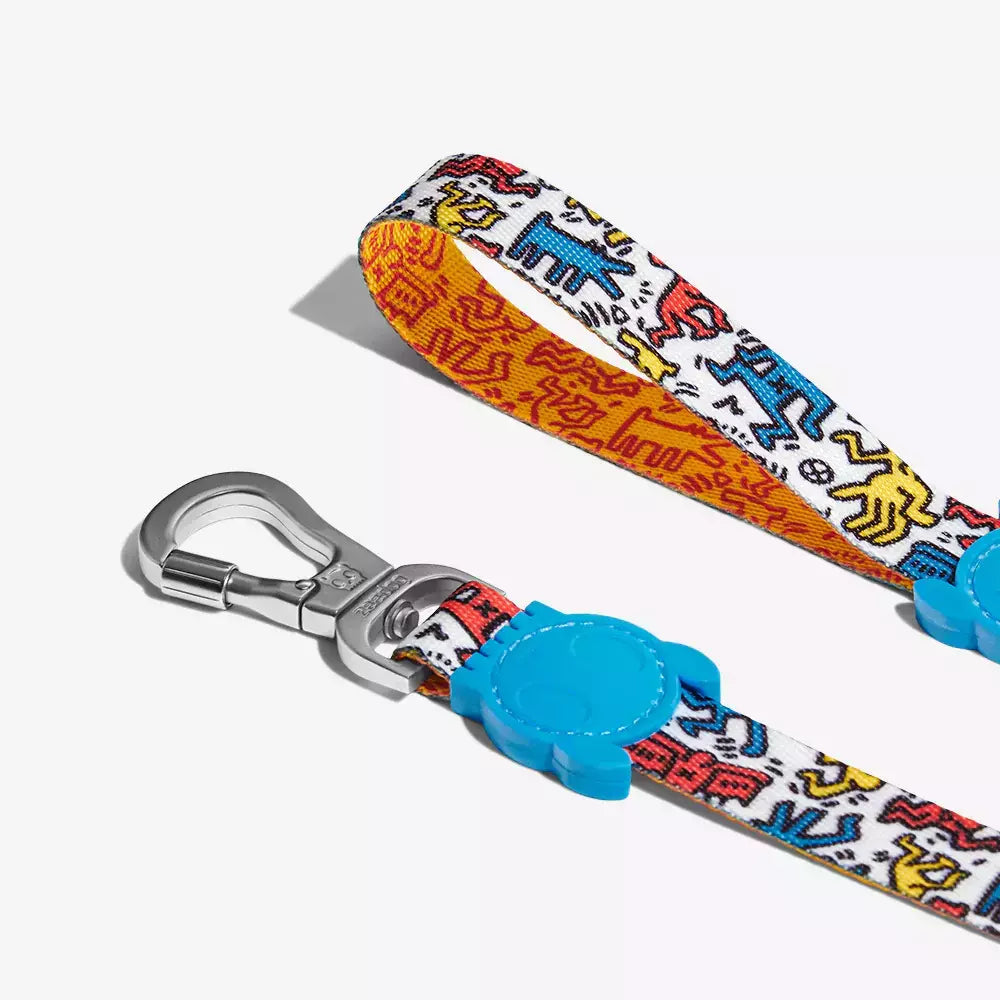 Guia para cachorros Keith Haring x ZeeDog Pop Gang