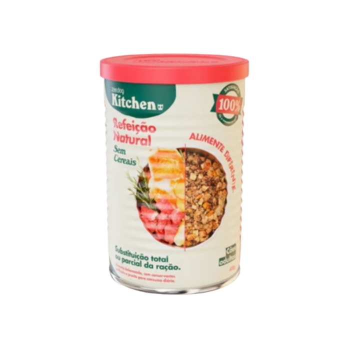 ZeeDog Kitchen Cães Adultos Refeição Natural - Sem Cereais - 400g
