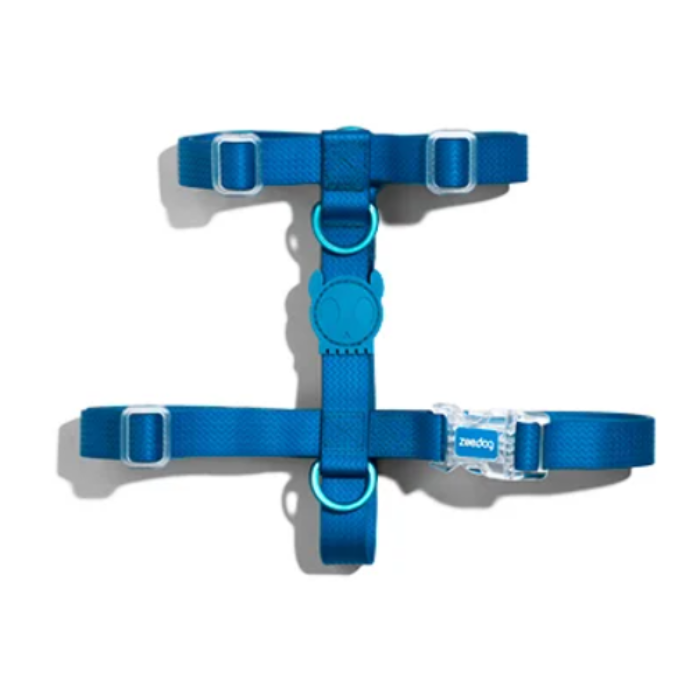 Peitoral Para Cachorros H Neopro Azul Zee Dog
