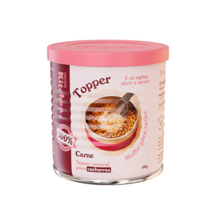 Molho Zee.Dog Kitchen Topper para Cães Sabor Carne 240 g
