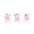 Miniz 3-Pack Unicorns Zippy Paws Pelúcia para Cachorros