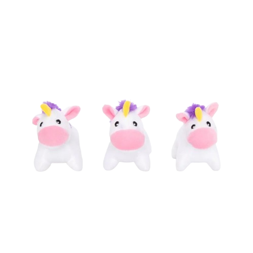 Miniz 3-Pack Unicorns Zippy Paws Pelúcia para Cachorros