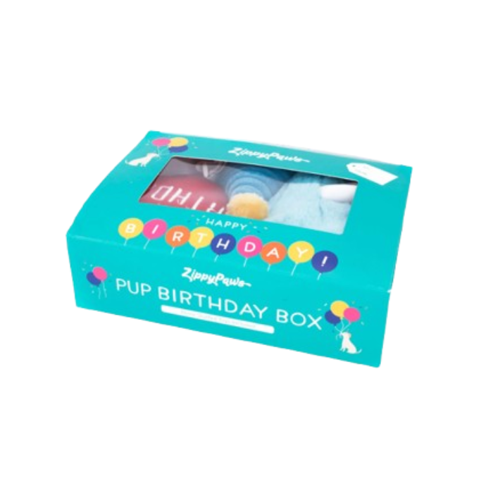 Zippy Paws Kit de Aniversário Azul para Cães