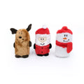 Zippy Paws Holiday Squeakie Buddies