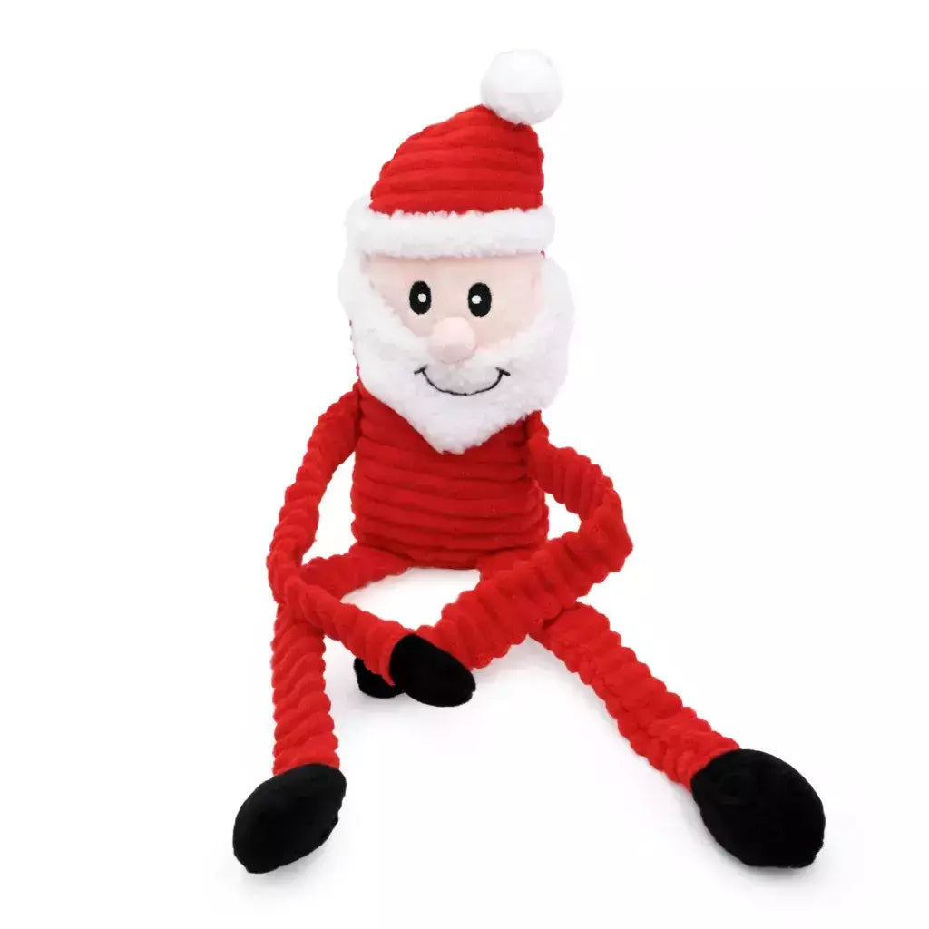 Zippy Paws Holiday Crinkle Papai Noel