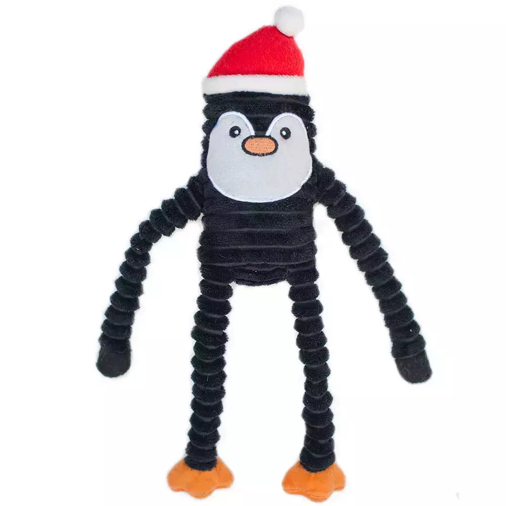 Zippy Paws Holiday Crinkle Pinguim Pequeno