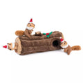 Zippy Paws Burrow Holiday Yule Log Tronco de Natal